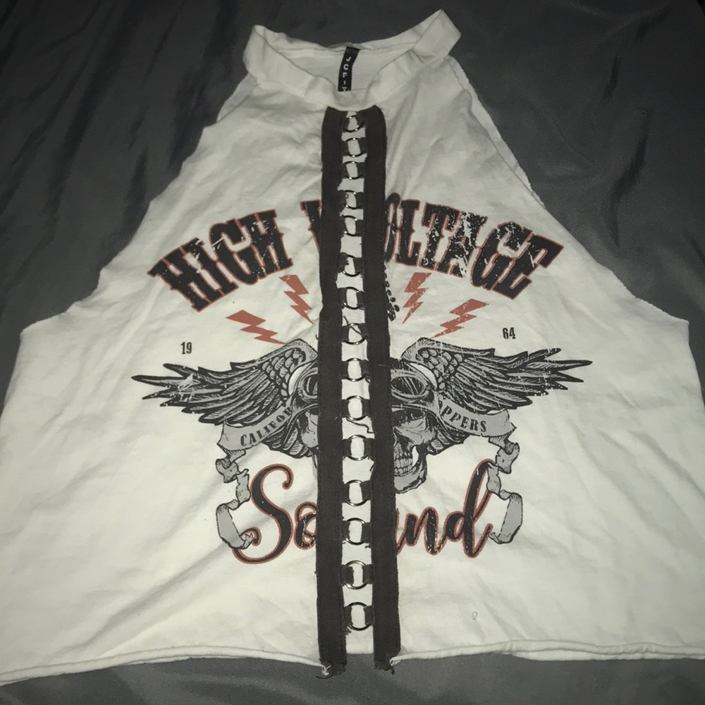 High Vintage Crop Top